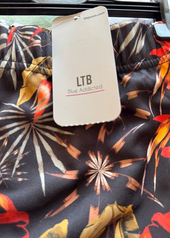 Erkek Çok Renkli Bohem Desenli Mini Etek - Görsel 4