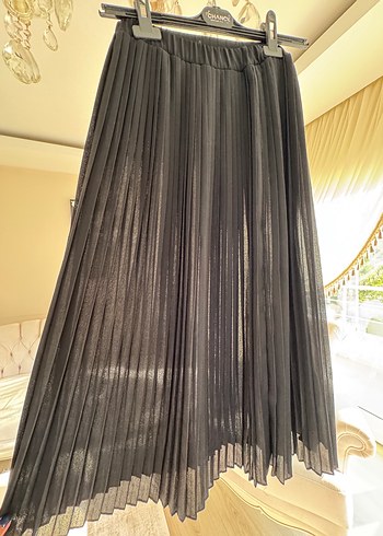 Şifon filili uzun etek - Görsel 2