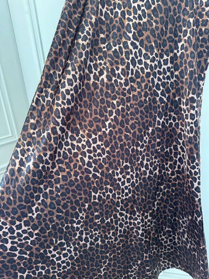 Kahverengi Leopar Desenli seten etek - Görsel 2