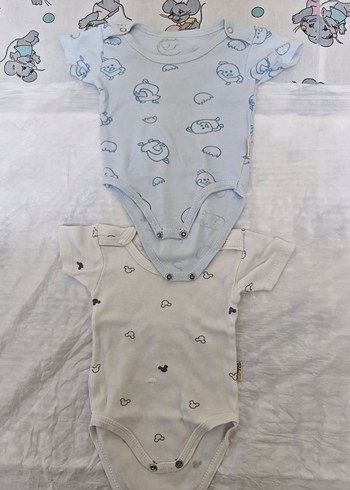 Bebek Erkek Kısa Kollu Pamuklu Zıbın - Görsel 2