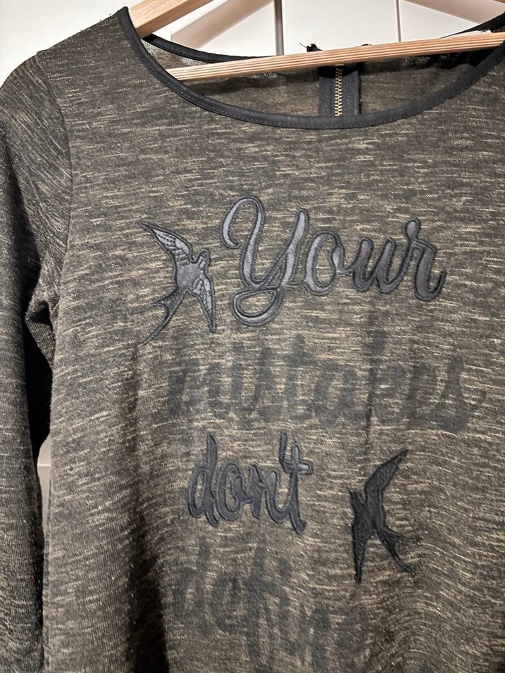 Yeşil örme Midi Tunik - Görsel 2