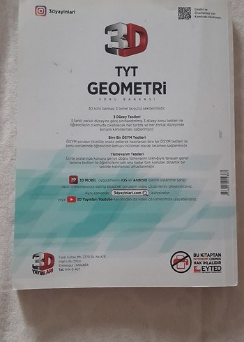 Yks tyt 3d geometri