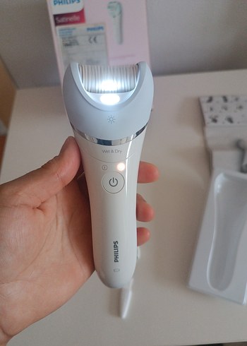 Philips Unisex Epilatör Beyaz Islak ve Kuru - Görsel 8