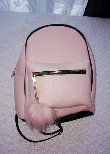 Pembe Kadın Sırt Çantası - Görsel 3