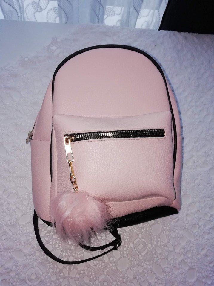 Pembe Kadın Sırt Çantası - Görsel 3