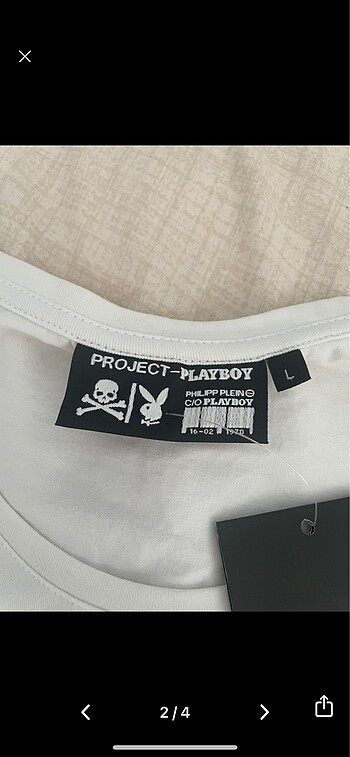 Philipp Plein playboy tshirt y2k