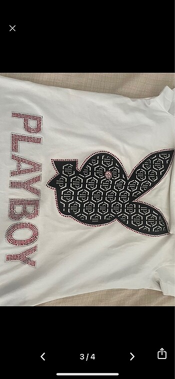 l Beden playboy tshirt y2k