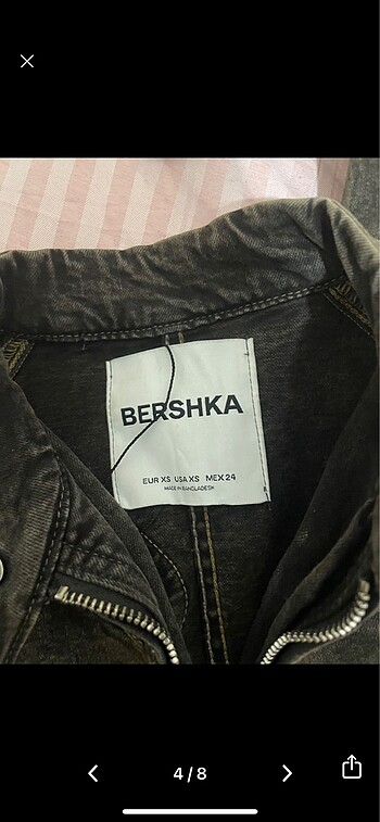 xs Beden bershka kot ceket