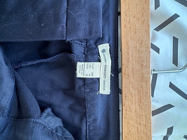 36 Beden Mango Kumaş Pantolon Lacivert