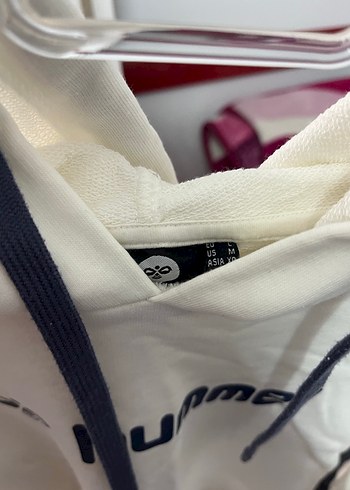 Hummel Beyaz Hummel Kapüşonlu crop Sweatshirt