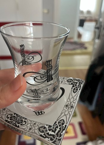 Desenli 6'lı Cam Bardak Seti - Görsel 4