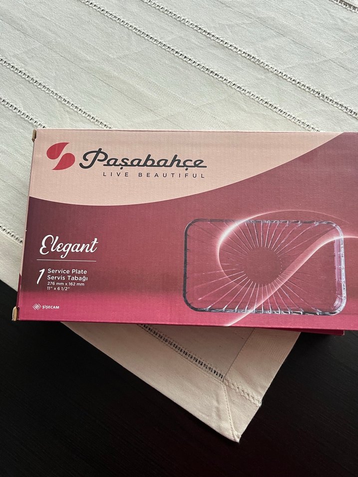 Paşabahçe elegant servis tabağı 2 li - Görsel 2