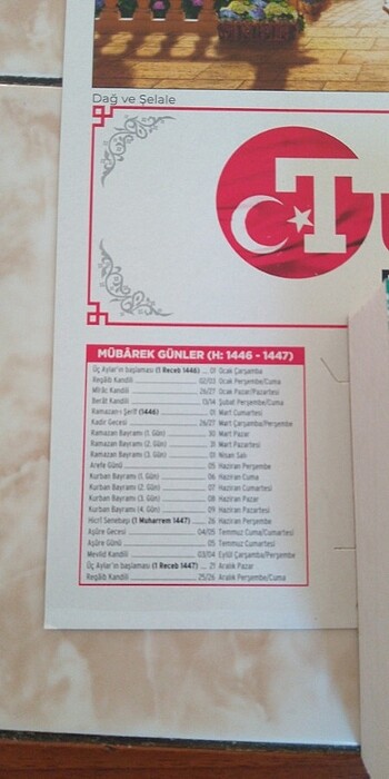  Beden beyaz Renk Takvim 