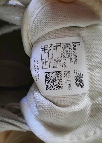 Beyaz Bağcıklı Spor Ayakkabı - Görsel 5