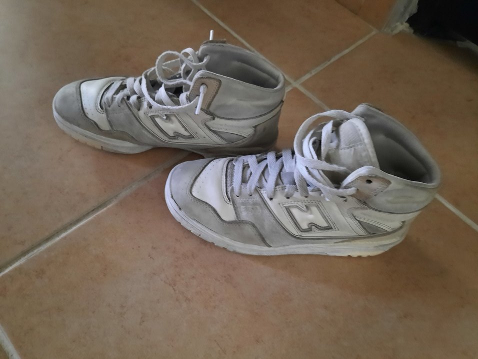 Beyaz Bağcıklı Spor Ayakkabı - Görsel 2