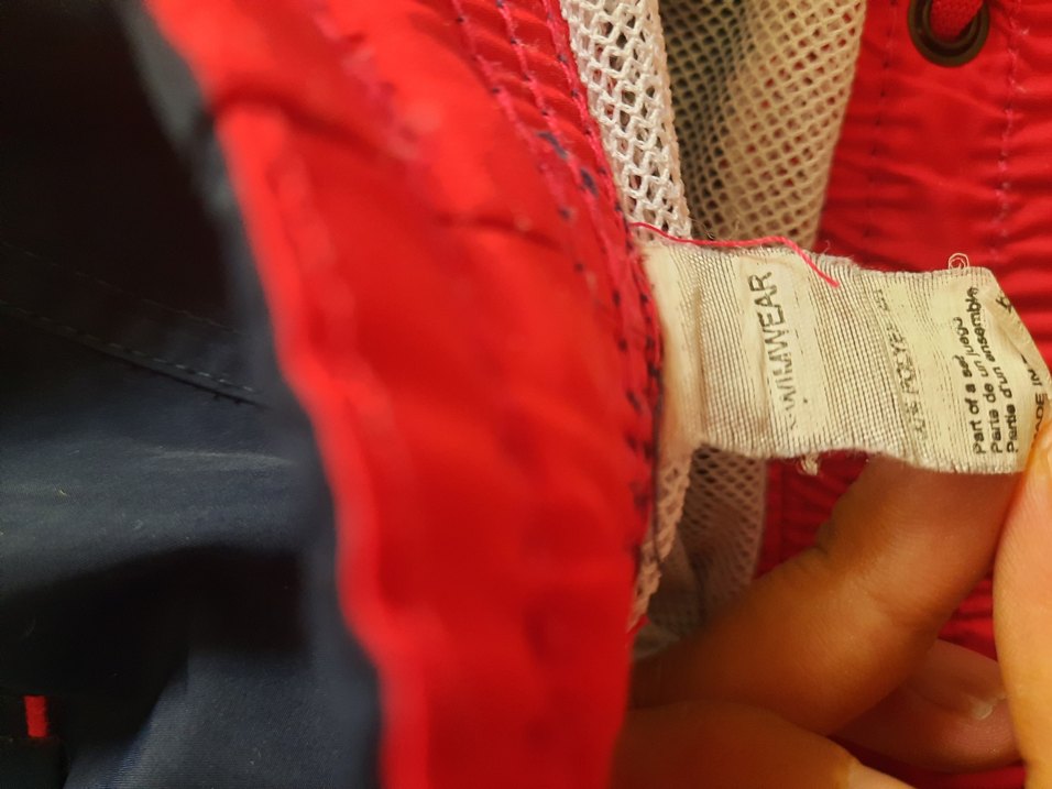 Düz lacivert Kemerli Erkek Mini Şort - Görsel 5