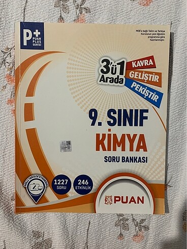 9. Sınıf Kimya Test Kitabı
