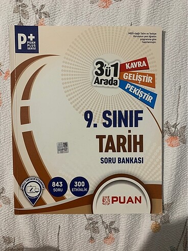 9. Sınıf Tarih Test Kitabı