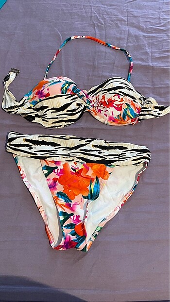 Topshop Top Melon Bikini takım