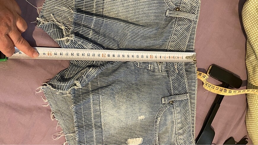 l Beden mavi Renk Mango jeans kısa şort