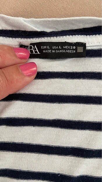 Zara Zara çizgili tshirt
