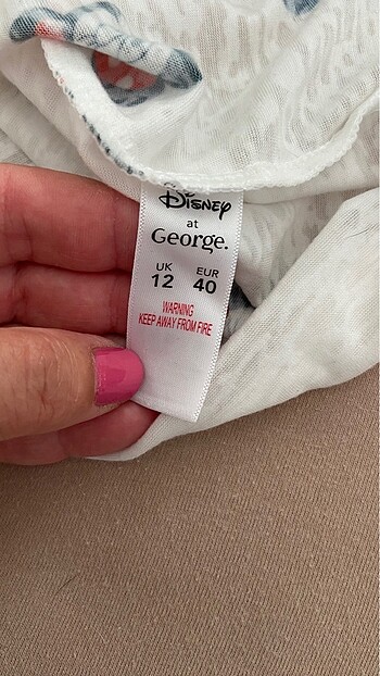 m Beden çeşitli Renk George marka disney tshirt