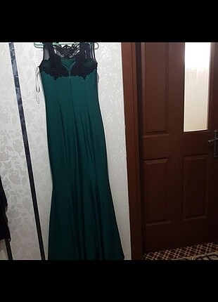 38 Beden yeşil Renk Elbise