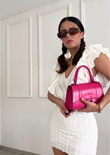 Zara Zara orijinal marka beyaz elbise