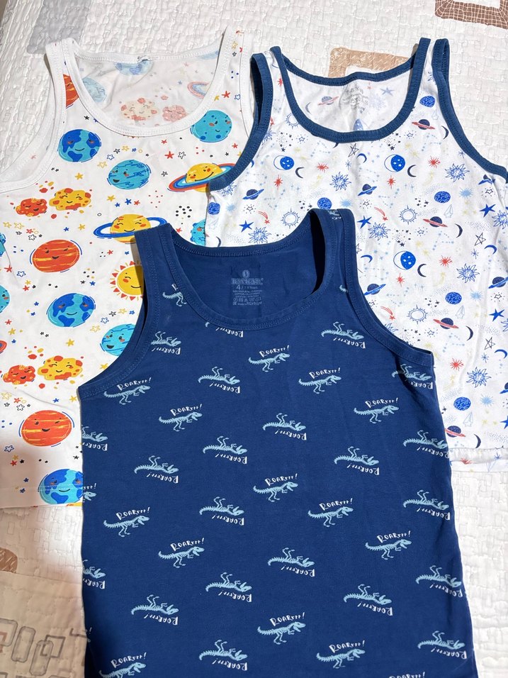 Çocuk Renkli Baskılı Atlet Seti - Görsel 2