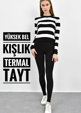 3XL VE M KIŞLIK YÜKSEK BEL TERMAL TAYT