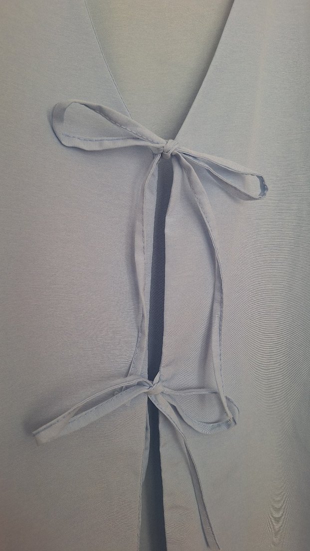 Mavi V Yakalı kimono - Görsel 2