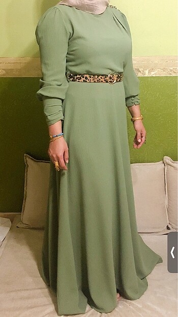 Loreen yeşil elbise