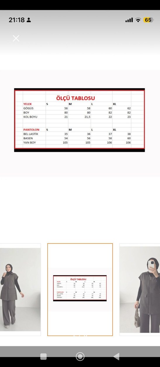 Gri Kadın Regular Fit Midi Takım - Görsel 5