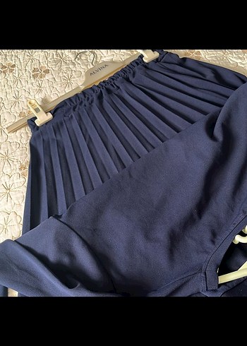 Kadın Koyu Mavi Salaş Sweatshirt - Görsel 2