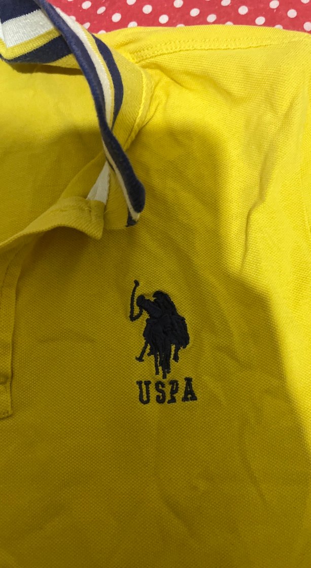 Sarı Erkek Polo Tişört Kısa Kollu - Görsel 3