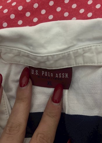 Kızlar için Çizgili Kısa Kollu Polo Tişört - Görsel 3