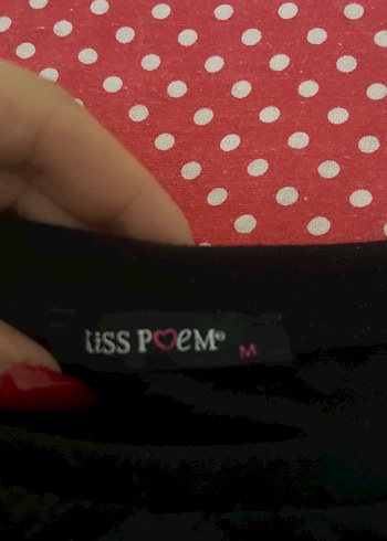 Siyah Beyaz Baskılı Kadın Sweatshirt - Görsel 2