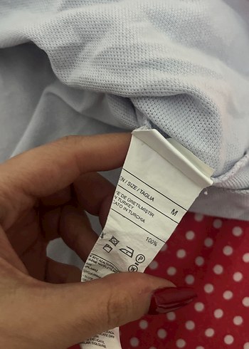 Erkek açık mavi Kısa Kollu Polo Tişört - Görsel 4