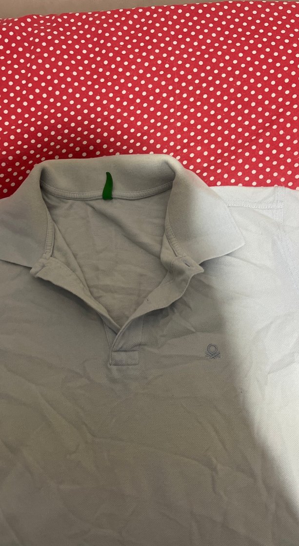 Erkek açık mavi Kısa Kollu Polo Tişört - Görsel 2