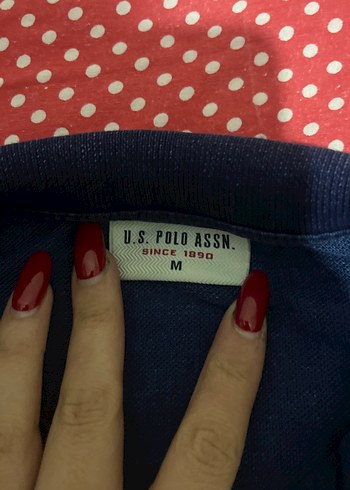 Lacivert Polo Yaka Tişört - Görsel 3