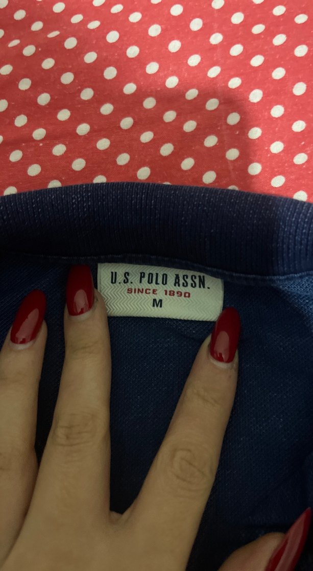 Lacivert Polo Yaka Tişört - Görsel 3