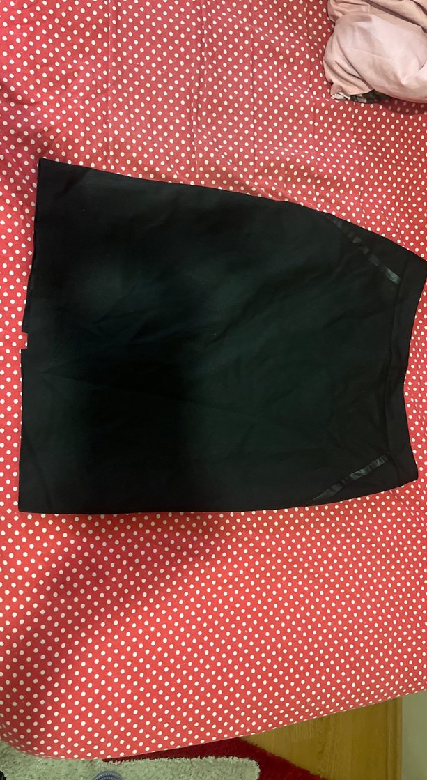 Siyah Midi Kalem Etek Fermuarlı - Görsel 2