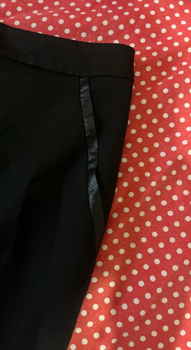 Siyah Midi Kalem Etek Fermuarlı - Görsel 3