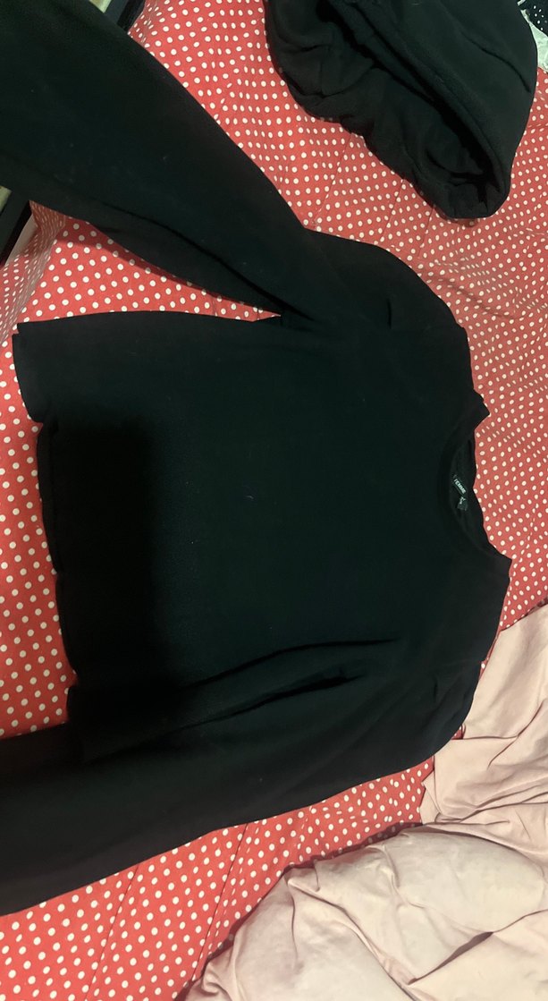 Kadın crop kazak - Görsel 2