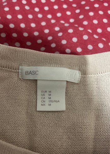 Düğmeli V Yaka Bej Hırka - Görsel 3