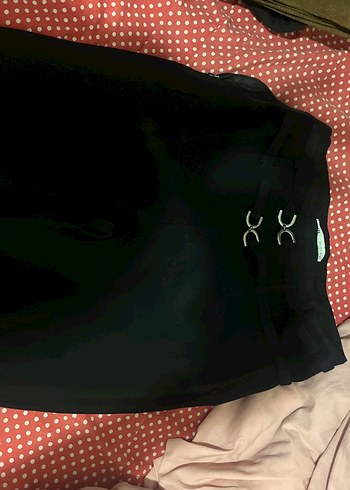 Kadın Siyah Kemerli Kumaş Pantolon - Görsel 4