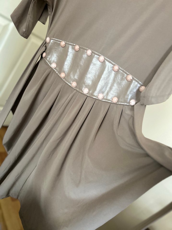 Korse detay Kısa abiye elbise - Görsel 3