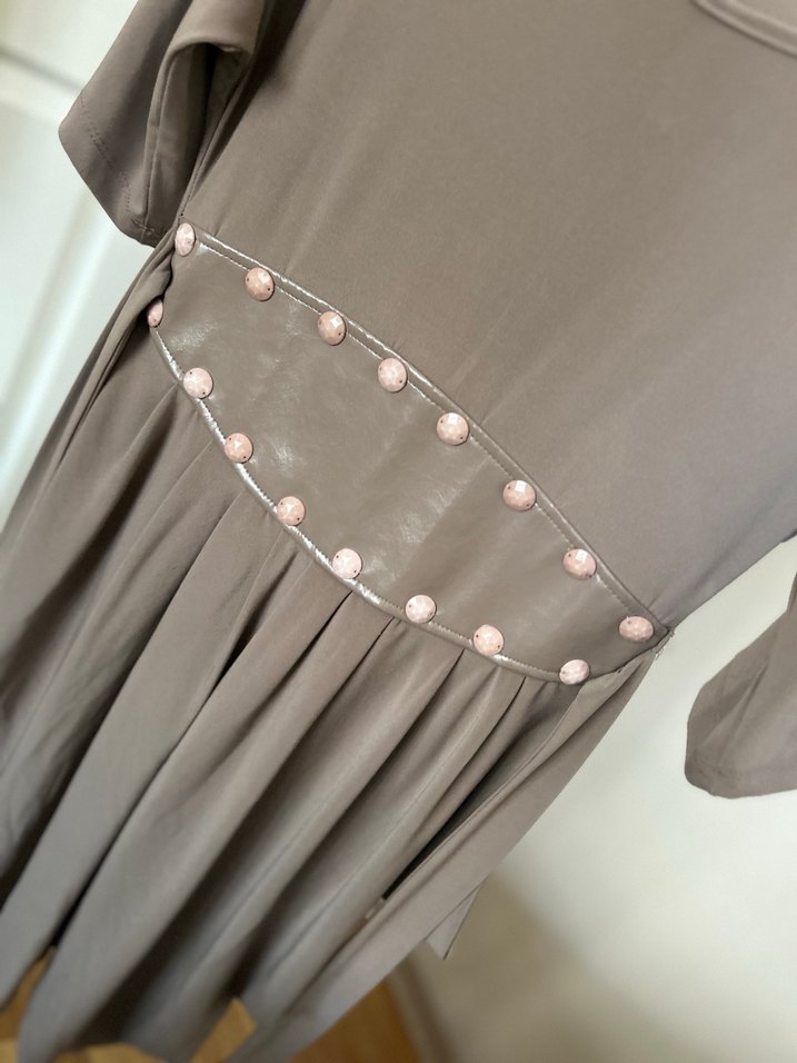 Korse detay Kısa abiye elbise - Görsel 2