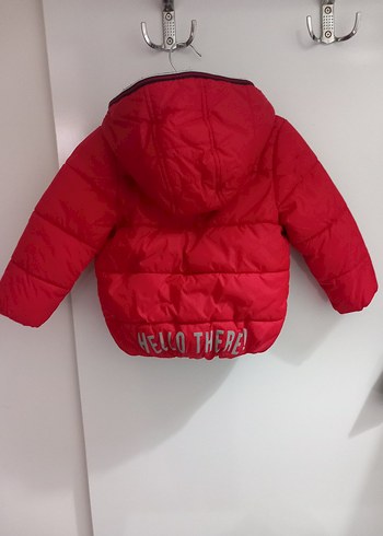 Kırmızı Fermuarlı Erkek bebek Mont - Görsel 3
