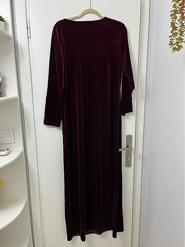 Kadife elbise - Görsel 4